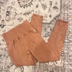 Free people leggings blush beige color xs/s